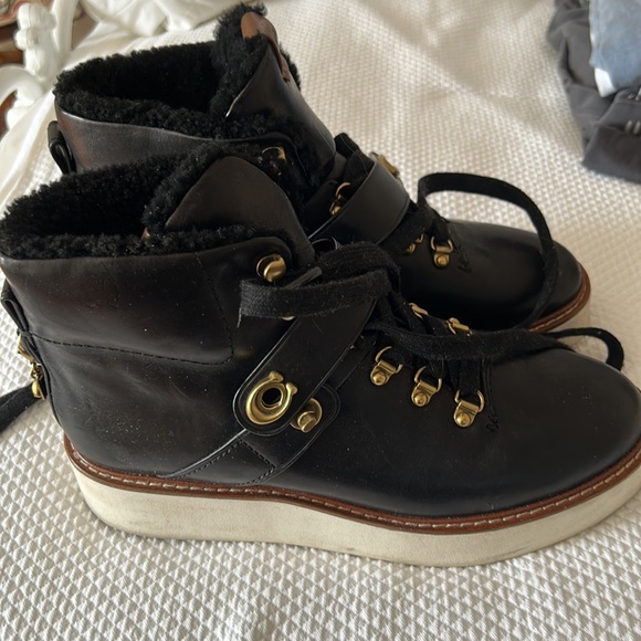 Coach leather boots - Picture 1 of 7
